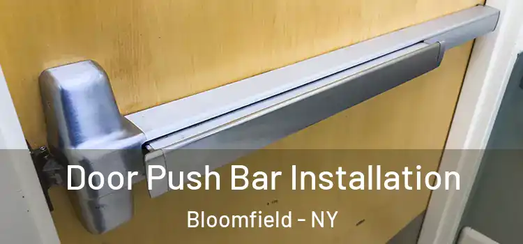  Door Push Bar Installation Bloomfield - NY