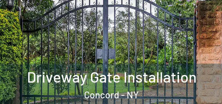  Driveway Gate Installation Concord - NY