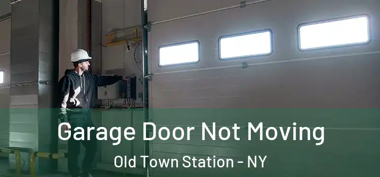  Garage Door Not Moving Old Town Station - NY