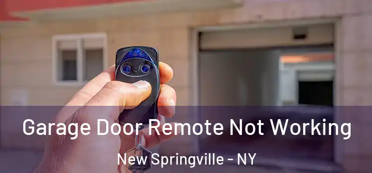  Garage Door Remote Not Working New Springville - NY