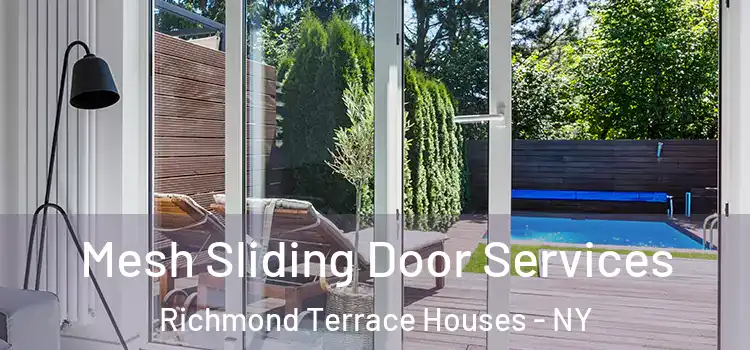  Mesh Sliding Door Services Richmond Terrace Houses - NY
