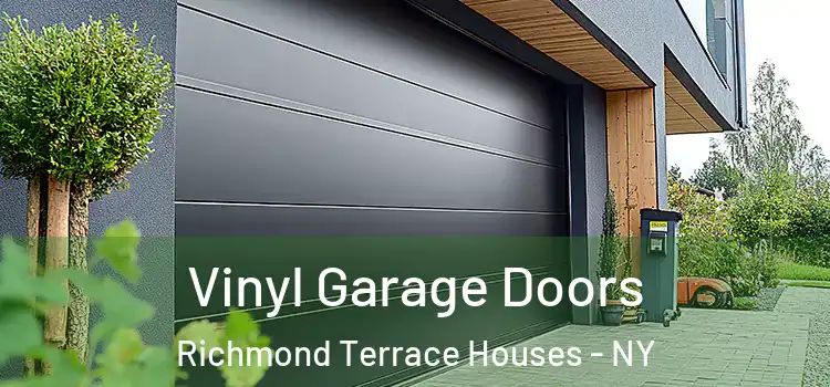  Vinyl Garage Doors Richmond Terrace Houses - NY